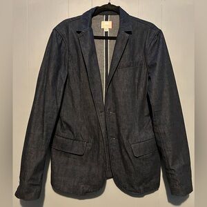 RARE Tommy Hilfiger Denim Blazer Men’s Medium Made in USA Cone Denim